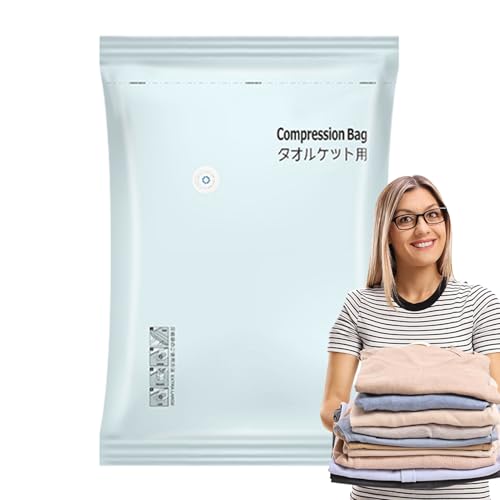 Vakuumbeutel für Reisekleidung | komprimierte Kleidung für Reise | wasserdichte Taschen Platzsparend für Verpackung Gepäck Umzug Aufbewahrung Organisation von Jingmiger