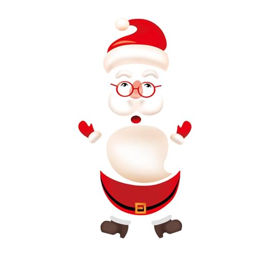 Weihnachts-Kühlschrankmagnete, Schneemann-Magnete, Weihnachtsmann, Rentier, Aufkleber, Kühlschrankmagnete, Auto-Weihnachtsdekoration von Jingmiger