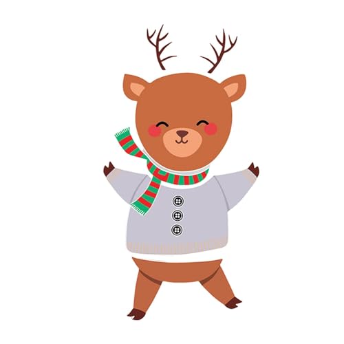 Weihnachts-Kühlschrankmagnete, Schneemann-Magnete, Weihnachtsmann, Rentier, Aufkleber, Kühlschrankmagnete, Auto-Weihnachtsdekoration von Jingmiger
