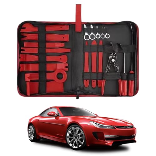 Werkzeugset zum Entfernen von Autoverkleidungen – 19 kratzfeste Schneidwerkzeuge, leichtes Entfernen-Set für Befestigung von Portverkleidungen Werkzeugset zum Entfernen von Autoverkleidungen – 19 kratzfeste Schneidwerkzeuge, leichtes Entfernen-Set für Befestigung von Portverkleidungen von Jingmiger