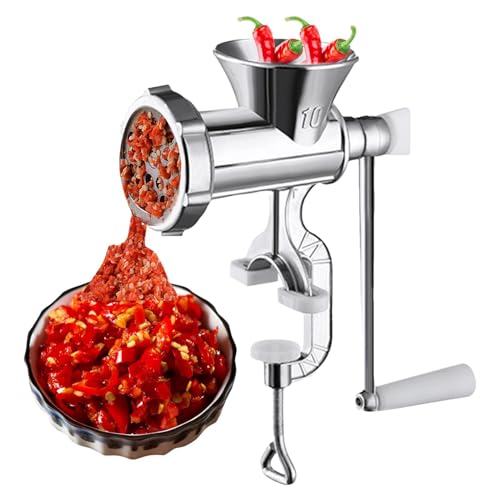 Wurstfüller für Fleischwolf Fleischwolf mit Wurstfüller | Robuster manueller Fleischwolf aus Aluminiumlegierung für Wurst - Großer Fleischwolf Wurstfüller für Fleischwolf Fleischwolf mit Wurstfüller | Robuster manueller Fleischwolf aus Aluminiumlegierung für Wurst - Großer Fleischwolf von Jingmiger