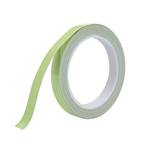 Jingxu Hochwertige 10m*12.7mm Fluoreszierendes Phosphor Klebeband Markierungsband Selbstklebendem Band Wasserdicht Luminous Tape Warnband Leuchtband Bühnenbedarf von Jingxu