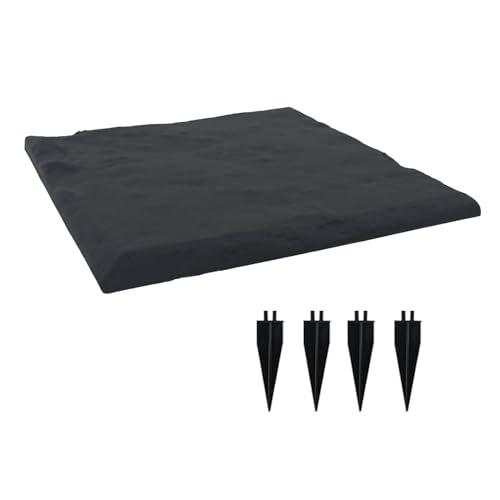 Jingyash Garten Trittsteine Für Den Außenbereich - Dekorative Wegplatten - Gehwegplatten Mit Bodenhaken Für Terrasse Garten Rasen Spielplatz Gehwege Gartenpfade von Jingyash