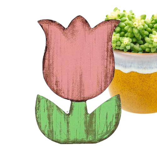 Jingyash Holzgefertigte Tulpen - Blumen Tischschilder aus Holz - Rustikale Blumen Deko Tischdekoration Mehrstöckige Tabletts Für Und Tischdekoren Jingyash Holzgefertigte Tulpen - Blumen Tischschilder aus Holz - Rustikale Blumen Deko Tischdekoration Mehrstöckige Tabletts Für Und Tischdekoren von Jingyash