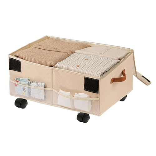 Jingyash Rollbare Aufbewahrungsbox,Rollbare Kofferraum-Box | Klappbare Organizer-Box Mit Rädern Für Schlafzimmer, Studentenzimmer, Büro, Reisen, Garage, Auto Jingyash Rollbare Aufbewahrungsbox,Rollbare Kofferraum-Box | Klappbare Organizer-Box Mit Rädern Für Schlafzimmer, Studentenzimmer, Büro, Reisen, Garage, Auto von Jingyash