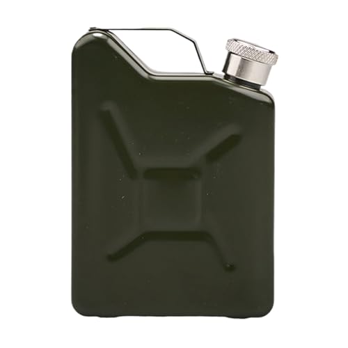 Jingyash Spirituosenflasche - Aus Metall 150ml - Wasserdichtes Whiskey Gefäß Für Camping Outdoor Wandern Abenteuer Trekking Picknick Und Unterwegs Jingyash Spirituosenflasche - Aus Metall 150ml - Wasserdichtes Whiskey Gefäß Für Camping Outdoor Wandern Abenteuer Trekking Picknick Und Unterwegs von Jingyash