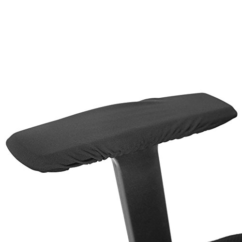 Jingyi Sesselabdeckung, 1 Paar abnehmbare Stuhlarmlehnenbezüge Elastic Protector Office Armchair Cover Stuhlarmabdeckung(Schwarz) von Jingyig
