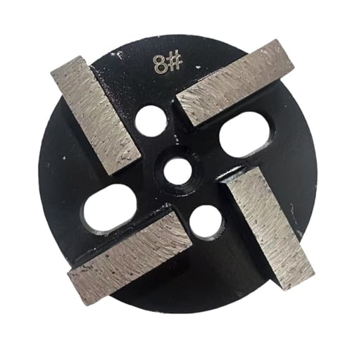 Jingyingtt 4 zoll Diamant Vier Segmente Schleifen Platte Beton Boden Polieren Pad PCD Schleif Schleifen Rad for Stone8#-120# von Jingyingtt