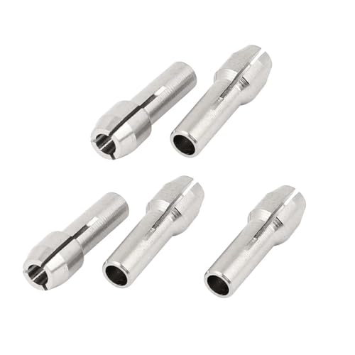 Jingyingtt 5 teile/los Mini Bohrfutter Adapter 3mm Mini Bohrfutter Chuck Adapter Micro Collet Messing for Power Rotary Werkzeug von Jingyingtt