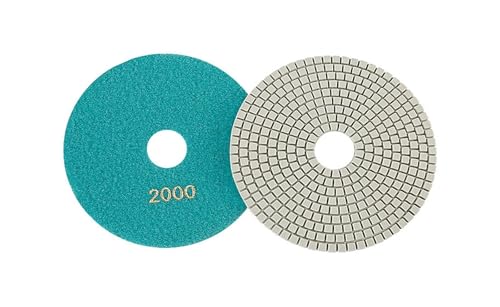 Jingyingtt 6 Zoll 150 mm Nass-Diamant-Polierpad for Granit, Harz-Schleifscheibe for Marmor-Polierscheibe for Beton und Terrazzo, 30#-3000# Jingyingtt 6 Zoll 150 mm Nass-Diamant-Polierpad for Granit, Harz-Schleifscheibe for Marmor-Polierscheibe for Beton und Terrazzo, 30#-3000# von Jingyingtt