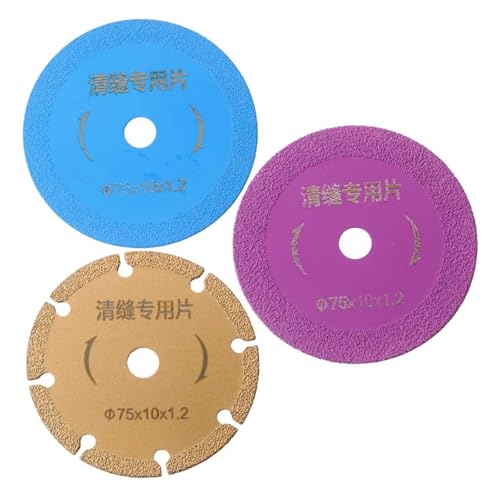 Jingyingtt 75mm Diamant-Schleifscheibe Trennscheibe for Winkelschleifer Metall Kreissägeblatt Schneiden und Polieren Schleifscheiben von Jingyingtt