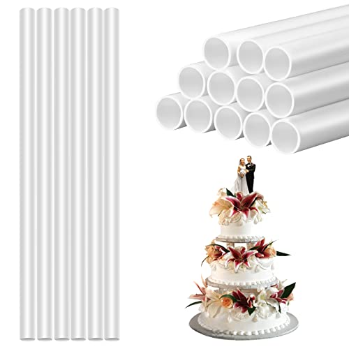 Jinlaili 12PCS Tortenstützen, Wiederverwendbar Dübelstangen Kunststoff Kuchenstützen Weiß, Stützstäbe Kunststoff Kuchen Ständer Sticks 30 cm für Kuchen Stapeln Etagere Kuchen Konstruktion Jinlaili 12PCS Tortenstützen, Wiederverwendbar Dübelstangen Kunststoff Kuchenstützen Weiß, Stützstäbe Kunststoff Kuchen Ständer Sticks 30 cm für Kuchen Stapeln Etagere Kuchen Konstruktion von Jinlaili