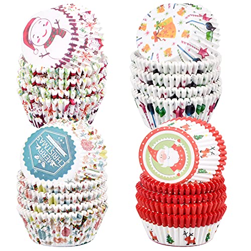 Jinlaili 400 Stück Weihnachten Muffin Förmchen Papier, Muffin Backförmchen, Muffinförmchen Papier Fettdicht Cupcake Wrapper Papier Fällen Liners für Dessert Backen Geburtstag Hochzeit Party Jinlaili 400 Stück Weihnachten Muffin Förmchen Papier, Muffin Backförmchen, Muffinförmchen Papier Fettdicht Cupcake Wrapper Papier Fällen Liners für Dessert Backen Geburtstag Hochzeit Party von Jinlaili