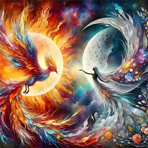 5D Diamond Painting Erwachsene Kit Phönix Frau Diamant Painting Bilder,DIY Diamond Art für Erwachsene Kinder Kristall Strass Kreuzstich Stickerei Malen Nach Zahlen Wand Deko Rundbohrer,60x60cm 5D Diamond Painting Erwachsene Kit Phönix Frau Diamant Painting Bilder,DIY Diamond Art für Erwachsene Kinder Kristall Strass Kreuzstich Stickerei Malen Nach Zahlen Wand Deko Rundbohrer,60x60cm von Jinmer