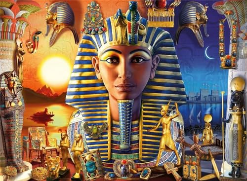 Altes Ägypten Diamond Painting Set,5D DIY Diamant Painting Bilder Voller Vierkant-Bohrer Kristall Stickerei Kreuzstich Kunsthandwerk Home Schlafzimmer Büro Wand Dekoration,50x70cm Altes Ägypten Diamond Painting Set,5D DIY Diamant Painting Bilder Voller Vierkant-Bohrer Kristall Stickerei Kreuzstich Kunsthandwerk Home Schlafzimmer Büro Wand Dekoration,50x70cm von Jinmer
