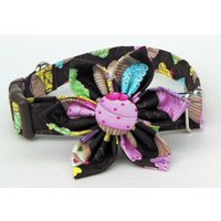 Hundehalsband Blumen Set - Cupcake Auf Bestellung von JinsK9Kreations