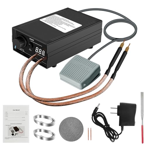 Punktschweißgerät für akkus 8000W, Tragbares Punktschweißgerät Hancaner DIY Kit, Hochleistungs-Handschweißgerät mit Nickelband, Einstellbare Schweißgeräte für Punktschweißmaschinenset Punktschweißgerät für akkus 8000W, Tragbares Punktschweißgerät Hancaner DIY Kit, Hochleistungs-Handschweißgerät mit Nickelband, Einstellbare Schweißgeräte für Punktschweißmaschinenset von JinsenTGG