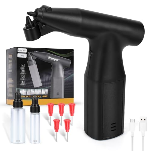 Elektrische Farbspritzpistole für Autos, Generic Elektrisches Farbspritzsystem, Electric Spray Paint Gun Handlich Kabellos, Tragbare Lackierpistole Sprühfarbe für Auto, Möbel, Motorrad (1 Level) von JinsenTGG