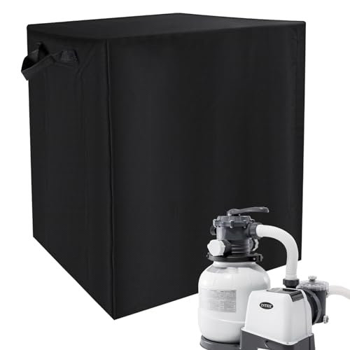 Poolpumpe Abdeckung, Abdeckung Poolpumpe, Sandfilteranlage Abdeckung, Abdeckung Sandfilteranlage, 420D Oxford Vollständige Abdeckplane, UV-Beständig Und 100% Wasserdicht von JinsenTGG