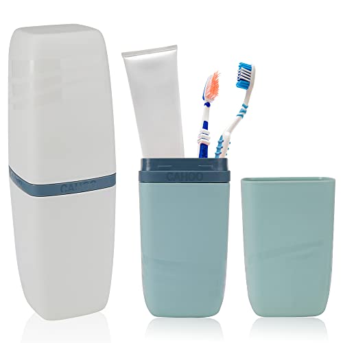 2 Stück Reise Zahnbürste Etui Tragbarer Zahnbürstenetui Zahnbürstenetui Reisen Zahnbürstenbox Toothbrush Case Zahnputzbecher Reise Zahnbürsten Behälter Etui Kinder für Geschäftsreisen,Zuhause,Schule von Jinsion