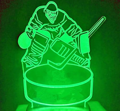 Jinson well 3D Eishockey Spieler Nachtlicht led licht Lampe optische Nacht licht Illusion 7 Farbwechsel Tisch Schreibtisch Dekoration Lampen mit Acryl Flat ABS Base USB Spielzeug Jinson well 3D Eishockey Spieler Nachtlicht led licht Lampe optische Nacht licht Illusion 7 Farbwechsel Tisch Schreibtisch Dekoration Lampen mit Acryl Flat ABS Base USB Spielzeug von Jinson well