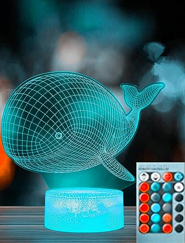 Jinson well 3D Wal Lampe optische Illusion Nachtlicht, 7 Farbwechsel Touch Switch Tisch Schreibtisch Dekoration Lampen mit Acryl Flat ABS USB Kabel Spielzeug von Jinson well