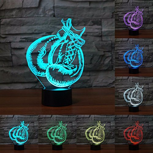 Jinson well 3D boxhandschuhe Nachtlicht Lampe optische Nacht licht Illusion 7 Farbwechsel Touch Switch Tisch Schreibtisch Dekoration Lampen Acryl Flat USB Spielzeug Jinson well 3D boxhandschuhe Nachtlicht Lampe optische Nacht licht Illusion 7 Farbwechsel Touch Switch Tisch Schreibtisch Dekoration Lampen Acryl Flat USB Spielzeug von Jinson well