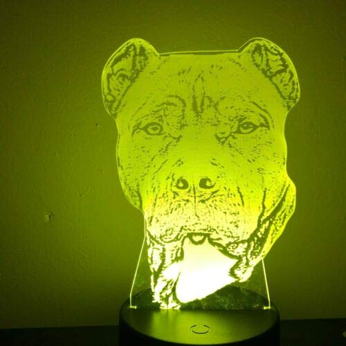 Jinson well 3D ein deutscher schäferhund Hund Nachtlicht Lampe optische Nacht licht Illusion 7 Farbwechsel Touch Switch Tisch Schreibtisch Dekoration Lampen Acryl USB Spielzeug von Jinson well