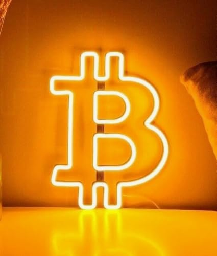 Jinson well Bitcoins lampe neon zeichen wand, führte dekor nachttischlampen zeichen hochzeit schlafzimmer tabelle geschenk kinder spielzeug dekor dekorationen zum geschenk von Jinson well