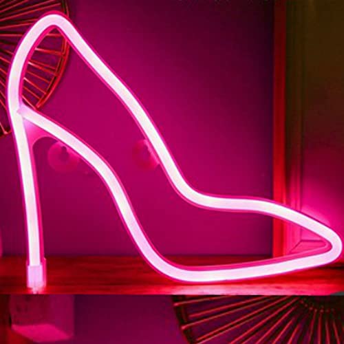 Jinson well High heels lampe neon zeichen wand, führte dekor nachttischlampen, neon zeichen hochzeit schlafzimmer tabelle geschenk kinder spielzeug dekor dekorationen zum geschenk von Jinson well