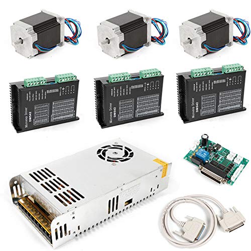 Router 3 Axis Nema 23 stepper Motor 270oz-in Driver DM542A 4.2A Steuerung Power kit Router 3 Axis Nema 23 stepper Motor 270oz-in Driver DM542A 4.2A Steuerung Power kit von Jintaihua