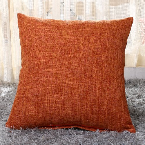 JinweiS 4 Kissenbezüge aus verdicktem Leinen, grüner Druck, bunte Kissenbezüge, erhellen Sie Ihre Schlafzimmerlandschaft, 54,8 x 54,8 cm (Aurantium (Farbe: JinweiS 4 Kissenbezüge aus verdicktem Leinen, grüner Druck, bunte Kissenbezüge, erhellen Sie Ihre Schlafzimmerlandschaft, 54,8 x 54,8 cm (Aurantium (Farbe: von JinweiS