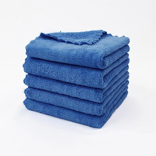 JinweiS Geschirrtücher, geruchsneutral, wiederverwendbar, 30 x 30 cm, super saugfähig, Korallen-Fleece-Reinigungstücher, antihaftbeschichtet, ölabweisend, waschbar, schnell trocknend, 10 Stück von JinweiS