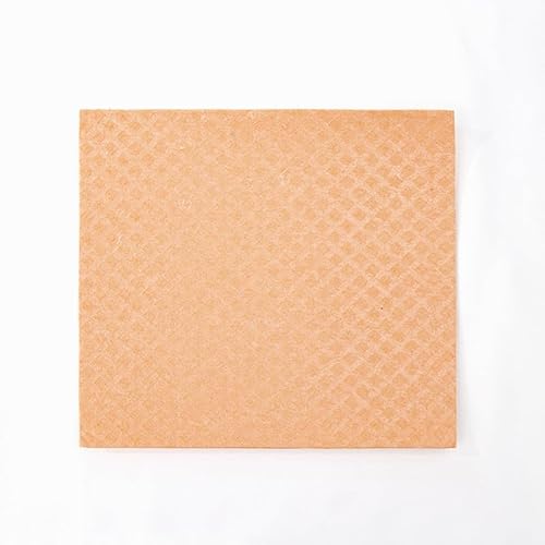 JinweiS Geschirrtücher für die Küche, wiederverwendbar, waschbar, kratzfest, Zellulose-Tücher, kein Geruch, biologisch abbaubar (Orange) von JinweiS