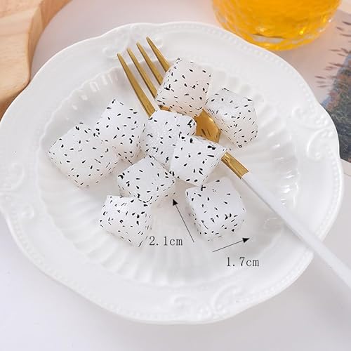 JinweiS Künstliche Früchte, Obstspieße, Kunstobst-Set, Kunststoffobst für Dekoration, dekoratives Obst für Zuhause, Party, Vasenfüller, Fotografie-Requisiten (weiße Drachenfrucht, 20 Stück) von JinweiS