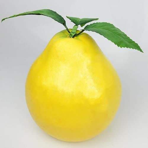 JinweiS Künstliche Früchte, Set aus Schaumstoff-Früchten für Dekoration, dekoratives Obst für Zuhause, Party, Vasenfüller, Fotografie-Requisiten (Grapefruit, 1 Stück) von JinweiS