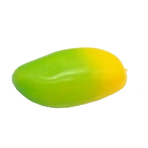 JinweiS Künstliche Früchte, Set aus Schaumstoff-Früchten für Dekoration, dekoratives Obst für Zuhause, Party, Vasenfüller, Fotografie-Requisiten (Mango, 1 Stück) von JinweiS