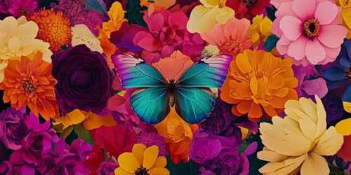 Diamond Painting Blume Diamant Painting Bilder Erwachsene Schmetterling Diamond Paintings Set,5D Daiments Paintings Kinder,DIY Diamant Malerei Stickerei Basteln Mädchen,Zimmer Deko 50x100cm J2-10495 Diamond Painting Blume Diamant Painting Bilder Erwachsene Schmetterling Diamond Paintings Set,5D Daiments Paintings Kinder,DIY Diamant Malerei Stickerei Basteln Mädchen,Zimmer Deko 50x100cm J2-10495 von Jinycoon