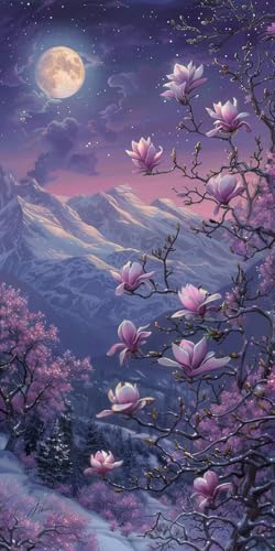 Diamond Painting Erwachsene Groß XXL 10x20cm, 5D Diamond Painting Mond Diamant Paintings Bilder Blume Daiments Paintings Kinder, DIY Mosaik Bastelset Erwachsene, Halloween Deko Wohnzimmer J2-12102 Diamond Painting Erwachsene Groß XXL 10x20cm, 5D Diamond Painting Mond Diamant Paintings Bilder Blume Daiments Paintings Kinder, DIY Mosaik Bastelset Erwachsene, Halloween Deko Wohnzimmer J2-12102 von Jinycoon
