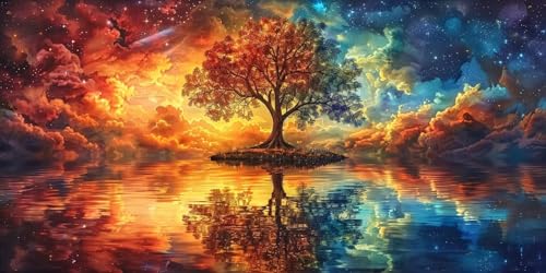 Diamond Painting Erwachsene Groß XXL 60x120cm, 5D Diamond Painting Wolken Diamant Paintings Bilder Baum Daiments Paintings Kinder, DIY Mosaik Bastelset Erwachsene, Halloween Deko Wohnzimmer J2-11586 Diamond Painting Erwachsene Groß XXL 60x120cm, 5D Diamond Painting Wolken Diamant Paintings Bilder Baum Daiments Paintings Kinder, DIY Mosaik Bastelset Erwachsene, Halloween Deko Wohnzimmer J2-11586 von Jinycoon