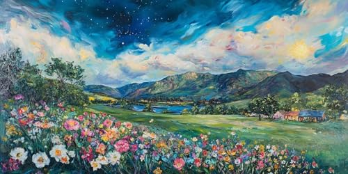 Diamond Painting Erwachsene Groß XXL 70x140cm, 5D Diamond Painting Blume Diamant Paintings Bilder Berg Daiments Paintings Kinder, DIY Mosaik Bastelset Erwachsene, Halloween Deko Wohnzimmer J2-10747 Diamond Painting Erwachsene Groß XXL 70x140cm, 5D Diamond Painting Blume Diamant Paintings Bilder Berg Daiments Paintings Kinder, DIY Mosaik Bastelset Erwachsene, Halloween Deko Wohnzimmer J2-10747 von Jinycoon