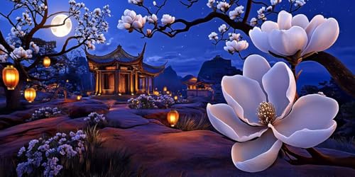 Diamond Painting Erwachsene Groß XXL 90x180cm,5D Diamond Painting Pavillon Diamant Paintings Bilder Blume Daiments Paintings Kinder,DIY Mosaik Bastelset Erwachsene,Halloween Deko Wohnzimmer J2-11029 Diamond Painting Erwachsene Groß XXL 90x180cm,5D Diamond Painting Pavillon Diamant Paintings Bilder Blume Daiments Paintings Kinder,DIY Mosaik Bastelset Erwachsene,Halloween Deko Wohnzimmer J2-11029 von Jinycoon