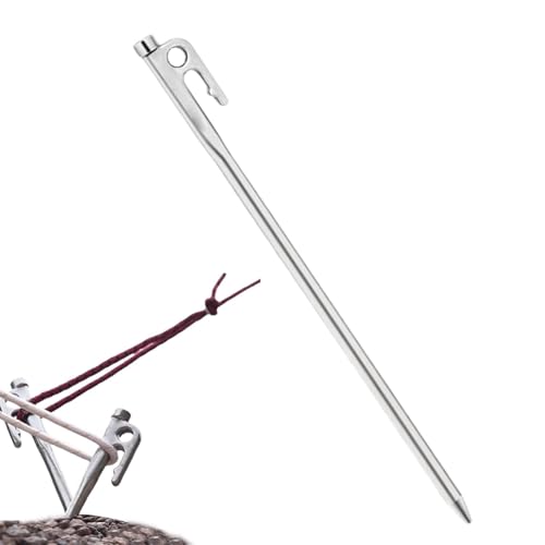 Jinyilwn Bodenplanen-Heringe, Campingzeltheringe | Edelstahl-Zeltheringe | einfach zu bedienende Spikes für Zeltheringe, Planen, Campingzelte, Vordächer von Jinyilwn