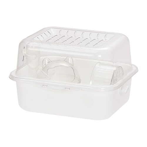Jinyilwn Hamsterhaus, transparentes Haustier-Maushaus, Kleintier-Chinchilla Jerbill, bequemes transparentes Haus für drinnen und draußen, Spielruhe Jinyilwn Hamsterhaus, transparentes Haustier-Maushaus, Kleintier-Chinchilla Jerbill, bequemes transparentes Haus für drinnen und draußen, Spielruhe von Jinyilwn