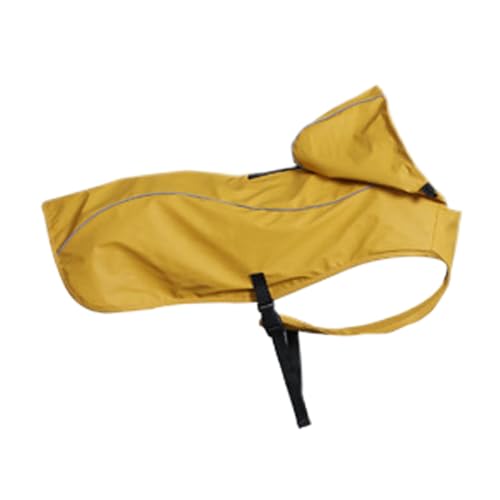 Jinyilwn Regenmantel für Hunde mit Kapuze, Regenjacke für Hunde, Regenmantel mit Kapuze mit reflektierendem Streifen, verstellbare Schnalle, leichter Regenmantel für Sicherheit Jinyilwn Regenmantel für Hunde mit Kapuze, Regenjacke für Hunde, Regenmantel mit Kapuze mit reflektierendem Streifen, verstellbare Schnalle, leichter Regenmantel für Sicherheit von Jinyilwn