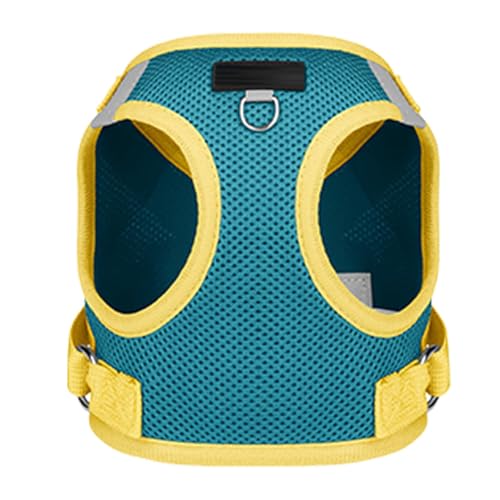 Jinyilwn Welpen-Hundegeschirr, Haustierweste, verstellbares Westengeschirr mit reflektierenden Streifen und Tracker-Schlitz, weiche Weste für kleine Hunde, Training, Spazierengehen, Wandern von Jinyilwn