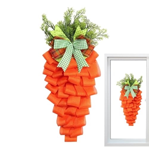 Karottengirlande, Ostergirlande für Eingangstüren, Orange Ostern Karottenhaken für künstliche Türen, Bögen, saisonale Dekobänder, Frühling gestohlen für Geott Karottengirlande, Ostergirlande für Eingangstüren, Orange Ostern Karottenhaken für künstliche Türen, Bögen, saisonale Dekobänder, Frühling gestohlen für Geott von Jinyilwn