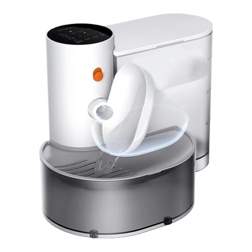 Katze Wasserversorgung - Wasserspender Schüssel, Automatischer Haustier Feeder | Katze Wasserversorgung Auto Stop Wasserspender mit Wasser, Sauberer Haustier Brunnen Spender, 3 Liter Katze von Jinyilwn