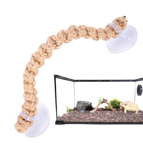 Kletterseil für Reptilien Kletterspielzeug Chrysantheme Faltbare Ausrüstung für Reptilien Brücke Spinne Frosch Eidechse Gecko von Jinyilwn