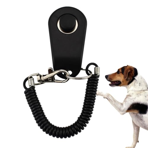 Pet Training Clicker - Hundegehorsamkeitstool mit Handschlaufe | Welpenklicker für Hundekatzen, Vögel und Pferdetraining, Clicker-Trainingsgerät zur Verhaltenskorrektur und aggressiven Stärkung Pet Training Clicker - Hundegehorsamkeitstool mit Handschlaufe | Welpenklicker für Hundekatzen, Vögel und Pferdetraining, Clicker-Trainingsgerät zur Verhaltenskorrektur und aggressiven Stärkung von Jinyilwn